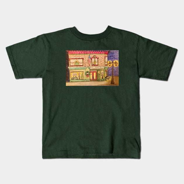 MTB The Bike Shop, Christmas Addition Kids T-Shirt by DesignsByE.